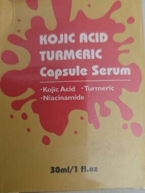 Kojic Acid Turmeric Capsule Serum — Yellow Brightening Serum